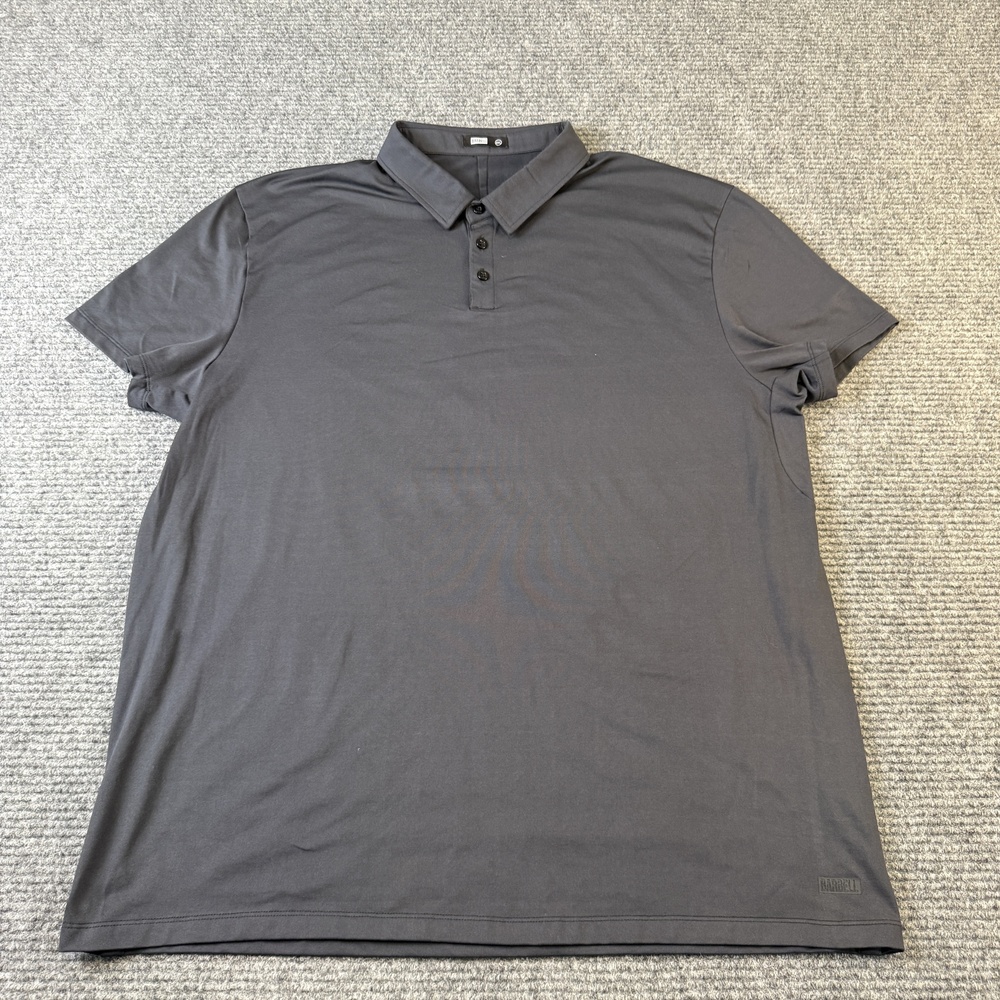 Barbell Polo Shirt Mens 4XL Performance Stretch Golf Athletic Moisture Wicking